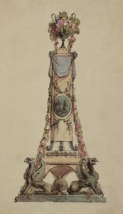 Design pour un centre de table néoclassique, vers 1800 - French School